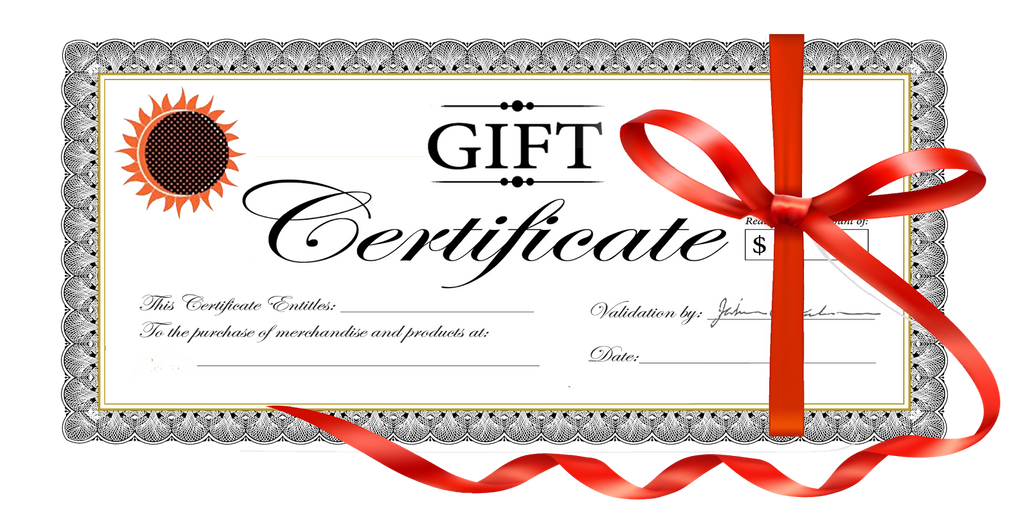 Gift Certificates Will Go ON SALE Black Friday at 12 AM CST!