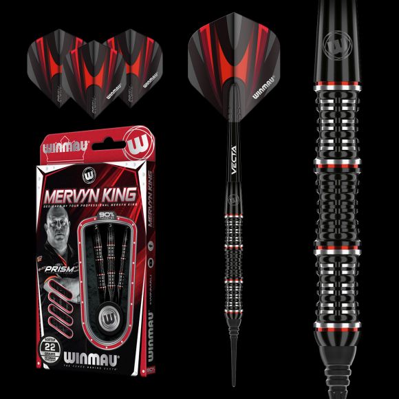 Winmau Mervyn King Special Edition Soft Tip Darts – Aces and Eagles