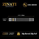Winmau Zinati Soft Tip Darts