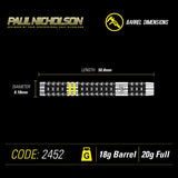 Winmau Paul Nicholson soft Tip Darts