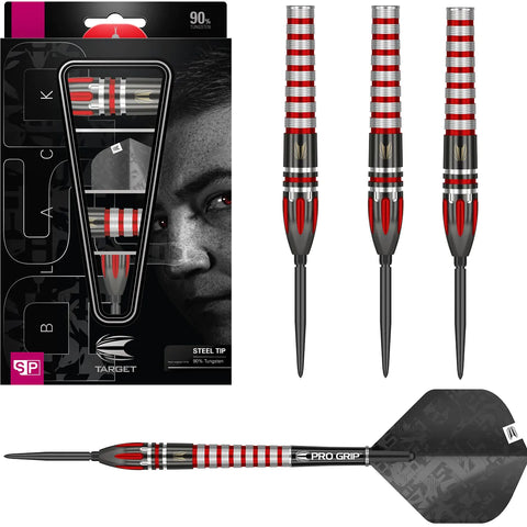 Target ASP Black Nathan Aspinall Steel Tip Darts