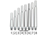 Fit Flight Polycarbonate Normal Clear Spinning Dart Shaft