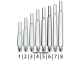 Fit Flight Polycarbonate Slim Clear Spinning Dart Shaft