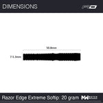 Red Dragon Razor Edge Extreme Soft Tip Darts