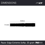 Red Dragon Razor Edge Extreme Soft Tip Darts