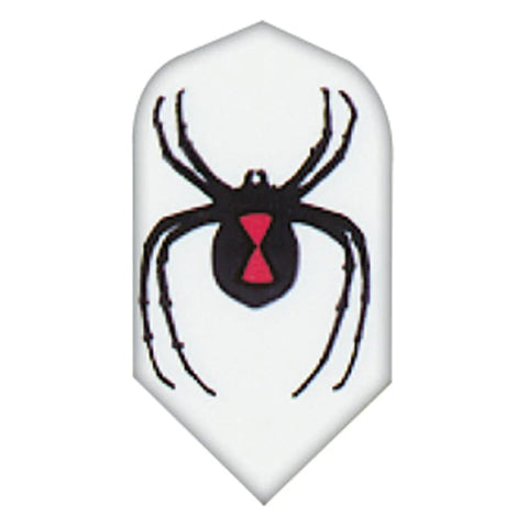 30-2561 V-75 Poly Royal Hard Flights Slim Black Widow Spider