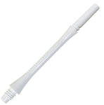Fit Flight Polycarbonate Slim White Spinning Dart Shaft