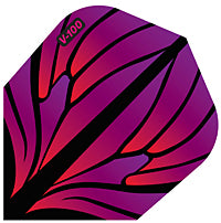 30-3525 Viper V-100 Flights Standard Wings Pink - Purple